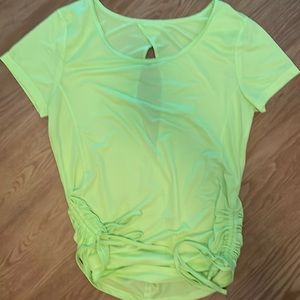 Sweat wicking yoga short sleeve
